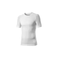 t-shirt à manches courtes castelli core blanc, taille xxl