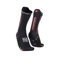 chaussettes pro racing v4.0 bike noir rouge, taille taille 2