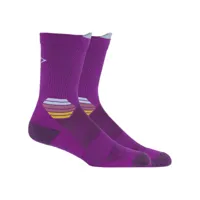 chaussettes asics fujitrail run violet, taille xl