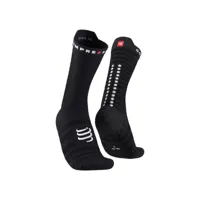 chaussettes compressport pro v4.0 ultralight bike noir, taille taille 2