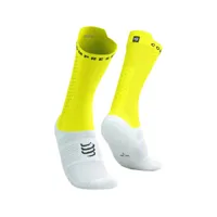 chaussettes compressport pro racing v4.0 jaune blanc, taille taille 3