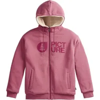 picture basement plush zip hoodie w - rose - taille xs 2024