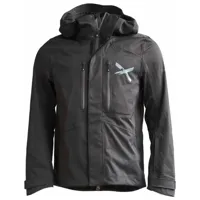 zimtstern - saentiz jacket - veste imperméable taille l, noir/gris