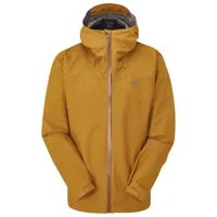 rab - arc eco jacket - veste imperméable taille s, brun/jaune