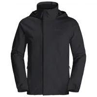 jack wolfskin - stormy point 2l jacket - veste imperméable taille m, noir