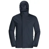jack wolfskin - stormy point 2l jacket - veste imperméable taille m, bleu