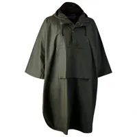 deerhunter - hurricane rain poncho - poncho taille xxl-4xl, noir/vert olive