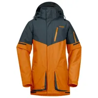 bergans - skar light 3l shell jacket - veste imperméable taille s, orange