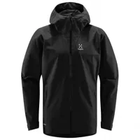 haglöfs - finch proof jacket - veste imperméable taille m, noir
