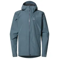 haglöfs - finch proof jacket - veste imperméable taille l, gris