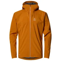 haglöfs - korp proof jacket - veste imperméable taille m, orange/brun