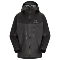 arc'teryx - alpha jacket - veste imperméable taille xs, noir/gris