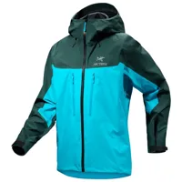 arc'teryx - alpha jacket - veste imperméable taille s, turquoise