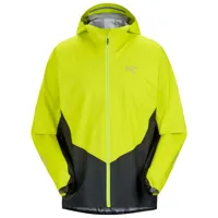 arc'teryx - norvan shell jacket - veste imperméable taille l;m;s;xl;xs;xxl, gris;jaune
