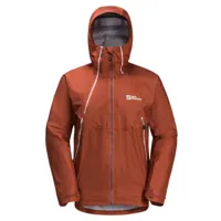 jack wolfskin - alpspitze air 3l jacket - veste imperméable taille m, rouge