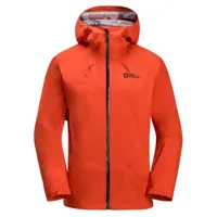 jack wolfskin - alpspitze tour 3l jacket - veste imperméable taille m, rouge
