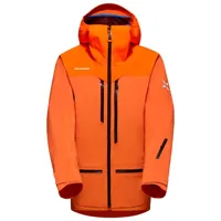 mammut - eiger free pro hardshell hooded jacket - veste imperméable taille s, orange