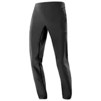 salomon - cross warm softshell pant - pantalon de ski de fond taille m, noir