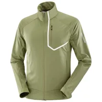 salomon - gore-tex infinium windstopper pro jacket - veste de ski de fond taille xl, vert olive