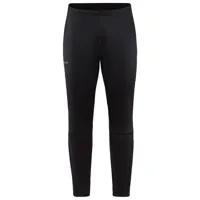 craft - core nordic training wind tights - pantalon de ski de fond taille s, noir