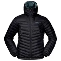 bergans - senja down light jacket with hood - doudoune taille s, noir