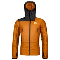 ortovox - swisswool zinal jacket - veste hiver taille s, orange