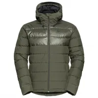 odlo - jacket insulated severin n-thermic hoode - doudoune taille l;m;s;xl;xxl, noir;vert olive