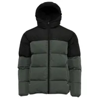 mazine - driftwood puffer jacket - veste hiver taille s, gris/noir