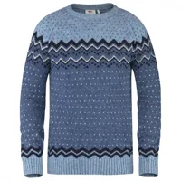 fjällräven - övik knit sweater - pull taille l;m;s;xl;xxl, bleu;gris