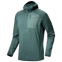 arc'teryx - delta half-zip hoody - pull polaire taille m, turquoise