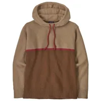 patagonia - recycled wool-blend sweater hoody - sweat à capuche taille l;m;s;xl;xxl, bleu;brun