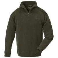 pinewood - hurricane sweater - pull en laine taille s, vert olive