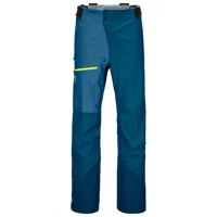 ortovox - 3l ortler pants - pantalon imperméable taille s - short, bleu