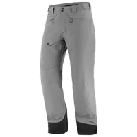 salomon - untracked pant - pantalon de ski taille l - regular;m - regular;s - regular;xl - regular;xxl - regular, gris