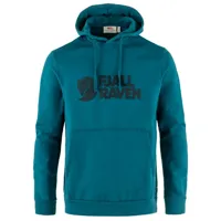 fjällräven - fjällräven logo hoodie - sweat à capuche taille l, bleu/turquoise