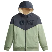 picture - basement plush zip hoodie - sweat à capuche taille l, multicolore
