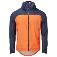 omm - halo + jacket with pockets - veste de running taille s, orange