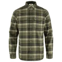 fjällräven - singi heavy flannel shirt - chemise taille s, vert olive