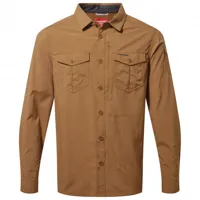 craghoppers - nosilife adventure l/s shirt - chemise taille s, brun