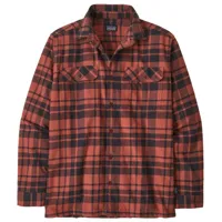 patagonia - l/s organic cotton mw fjord flannel shirt - chemise taille xs, brun