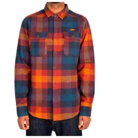 iriedaily - lumber fella shirt - chemise taille m, rouge