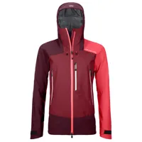 ortovox - women's westalpen 3l jacket - veste imperméable taille l;m;s;xl;xs, rouge;turquoise