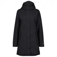 tentree - women's long rain jacket - veste imperméable taille m, noir