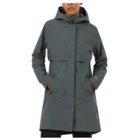 tentree - women's long rain jacket - veste imperméable taille s, gris