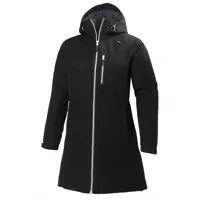 helly hansen - women's long belfast winter jacket - veste hiver taille l, noir
