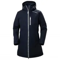 helly hansen - women's long belfast winter jacket - veste hiver taille xs, bleu