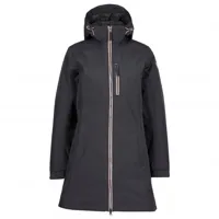 helly hansen - women's long belfast winter jacket - veste hiver taille m, gris