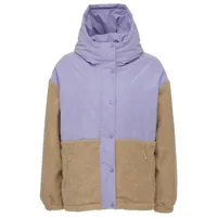 mazine - women's laine jacket - veste hiver taille xs, violet/beige