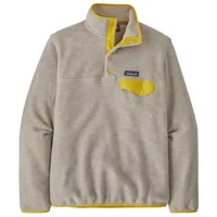 patagonia - women's lightweight synchilla snap-t fleece pullover - pull polaire taille s, gris