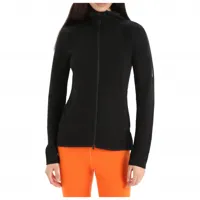 icebreaker - women's zoneknit l/s zip hoodie - sweat à capuche taille s, noir